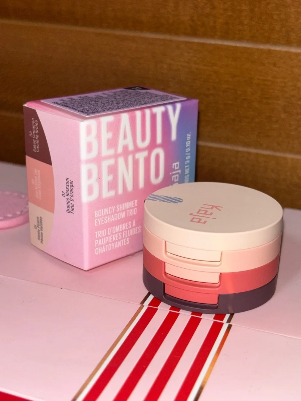 Kaja Beauty Bento Bouncy Eyeshadow Trio